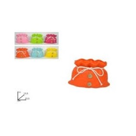 SACCHETTO C/BOTTONI 6 COL. ASS.