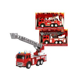 CAMION POMPIERI A FRIZIONE C/LUCI E SUONI