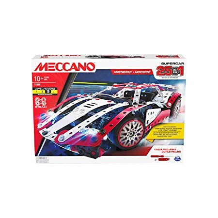 MECCANO- Multimodello da 25 Supercar Motorizzata