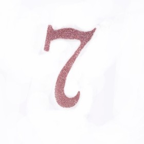 CANDELE GLITTER CM 12 ROSA N7