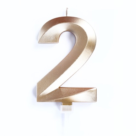 CANDELE LUXURI CM 10 ORO N2