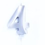 CANDELE LUXURI CM 10 ARGENTO N4