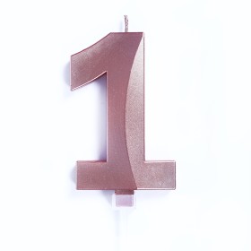 CANDELE LUXURI CM 10 ROSA N1