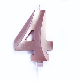 CANDELE LUXURI CM 10 ROSA N4