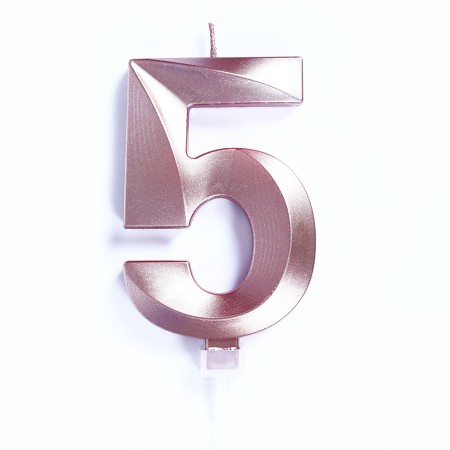 CANDELE LUXURI CM 10 ROSA N5