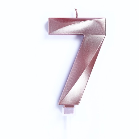 CANDELE LUXURI CM 10 ROSA N7