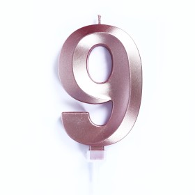 CANDELE LUXURI CM 10 ROSA N9