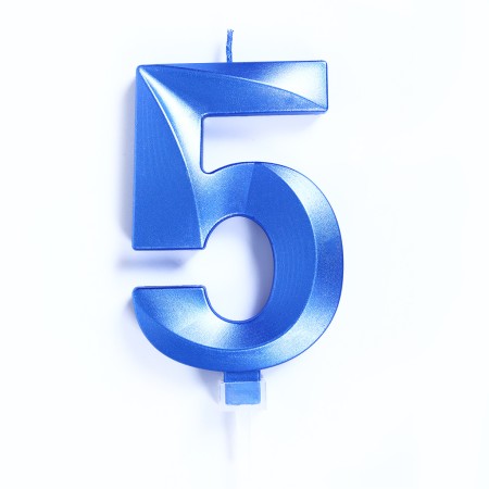 CANDELE LUXURI CM 10 BLU N5