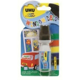 COLORI X VETRO UHU  25ML NERI