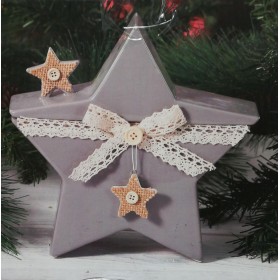 PORTA BISCOTTI STELLA GRIGIO