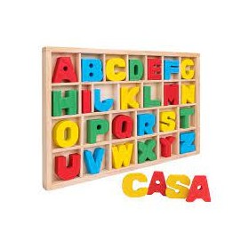 LETTERE ALFABETO IN LEGNO PZ.52
