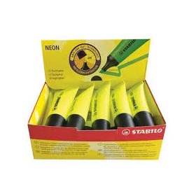 EVIDENZIATORI NEON STABILO GIALLO