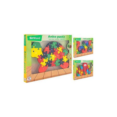 PUZZLE LEGNO PZ.26 LETTERE/NUMERI