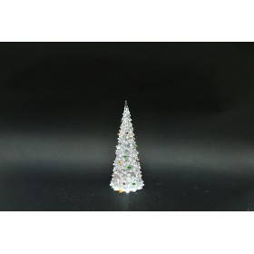 ALBERELLO ACRILICO 21CM CON LUCI A BATTERIE.