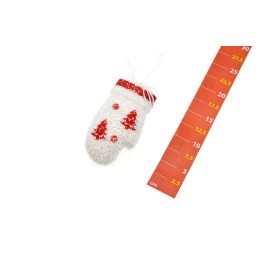 APPENDINO GUANTO CON ALBERI DECORATO 15CM.