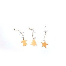 APPEND.ALBERO/STELLA/CUORE ORO