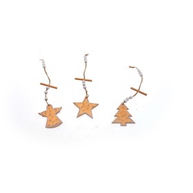 APPEND.ALBERO/STELLA/CUORE ORO