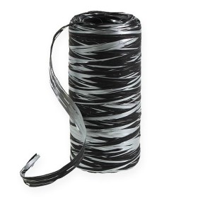 RAFIE 15MMX200MT NERO/ARG STAR 05