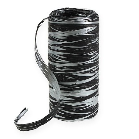 RAFIE 15MMX200MT NERO/ARG STAR 05