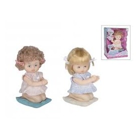 BAMBOLA ANGIOLETTI CON LUCE E MUSICA