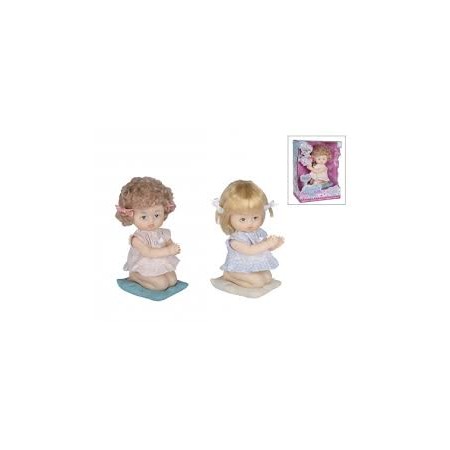 BAMBOLA ANGIOLETTI CON LUCE E MUSICA