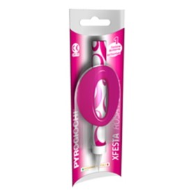 CANDELE FONTANA ROSA FUCSIA 0