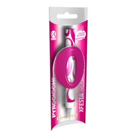 CANDELE FONTANA ROSA FUCSIA 0