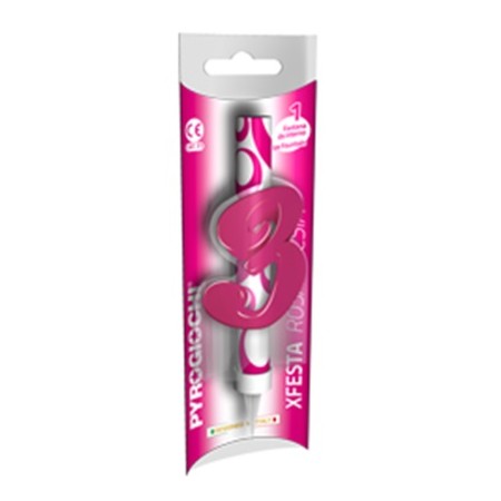 CANDELE FONTANA ROSA FUCSIA 3