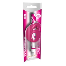 CANDELE FONTANA ROSA FUCSIA 6