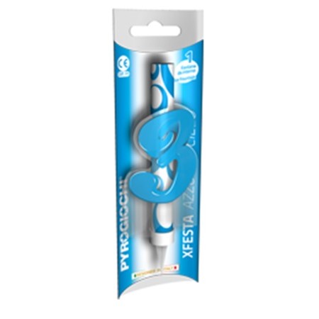 CANDELE FONTANA AZZURRO CIELO 3