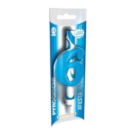 CANDELE FONTANA AZZURRO CIELO 6