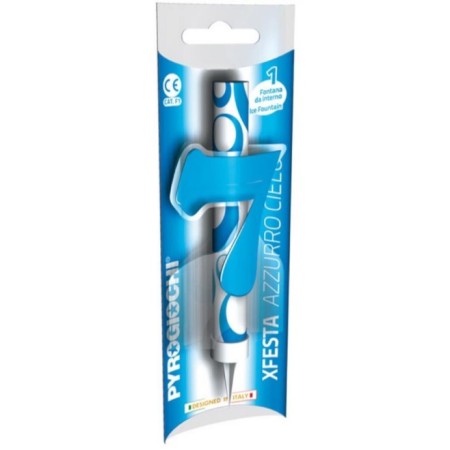 CANDELE FONTANA AZZURRO CIELO 7