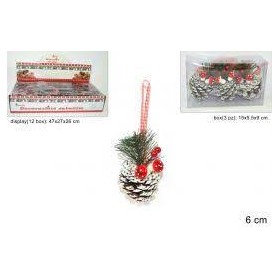 PIGNA INNEVATA C/FUNGHI E BACCHE CM.6