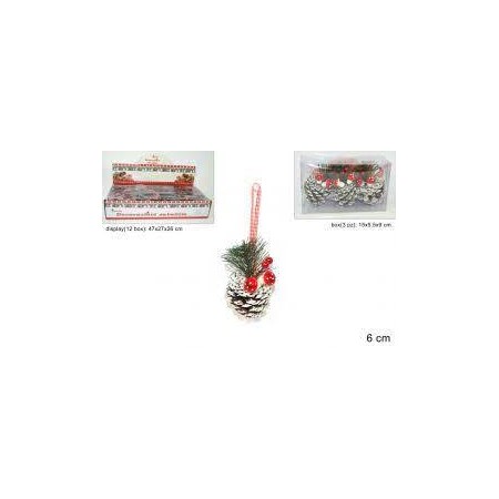 PIGNA INNEVATA C/FUNGHI E BACCHE CM.6