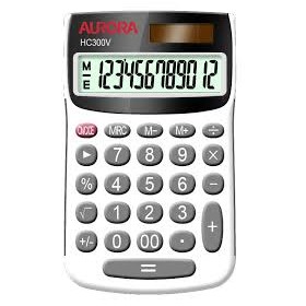 CALCOLATRICI AURORA IN BLISTER NHC300V