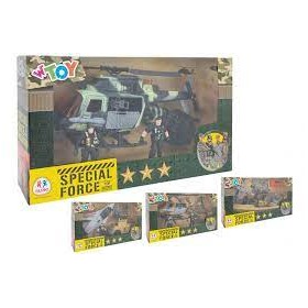 PLAYSET PERSONAGGI MILITARI C/VEICOLO