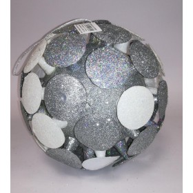 SFERE GLITTER ASS. D. 25 ARGENTO
