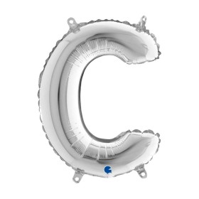 PALL. MYLAR LETTERA C CM 102 ARGENTO