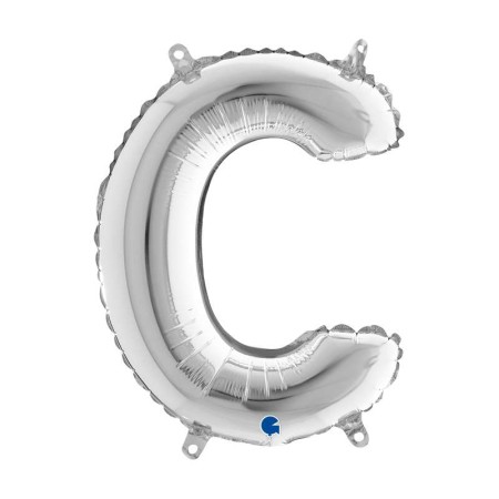 PALL. MYLAR LETTERA C CM 102 ARGENTO
