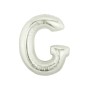 PALL. MYLAR LETTERA G CM 102 ARGENTO