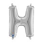 PALL. MYLAR LETTERA H CM 102 ARGENTO