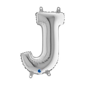 PALL. MYLAR LETTERA J CM 102 ARGENTO