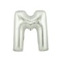 PALL. MYLAR LETTERA M CM 102 ARGENTO