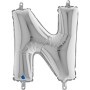 PALL. MYLAR LETTERA N CM 102 ARGENTO.
