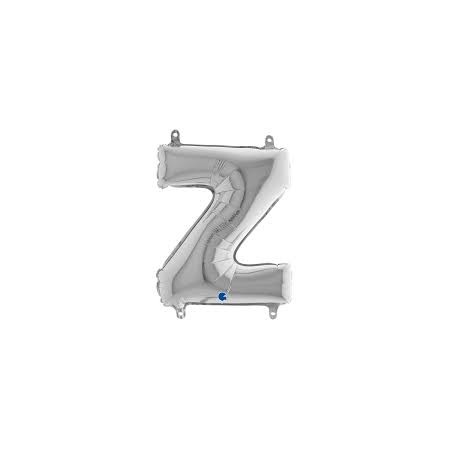 PALL. MYLAR LETTERA Z CM 102 ARGENTO.