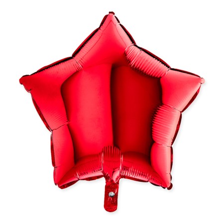 PALLONCINI MYLAR STELLA 45CM ROSSO