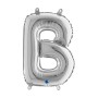 PALL. MYLAR LETTERA B CM 36 ARGENTO