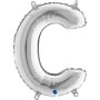 PALL. MYLAR LETTERA C CM 36 ARGENTO