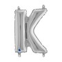 PALL. MYLAR LETTERA K CM 36 ARGENTO
