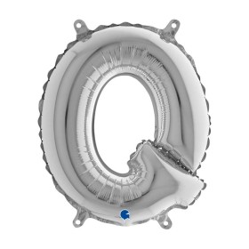 PALL. MYLAR LETTERA Q CM 36 ARGENTO